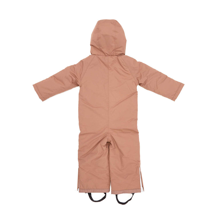 Fleur De Lis Snowsuit in Cocoa Brown