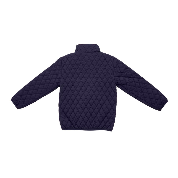 Women's Quilted Puffer Jacket in Navy